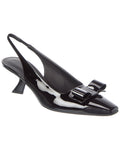 Ferragamo Logo Leather Pump