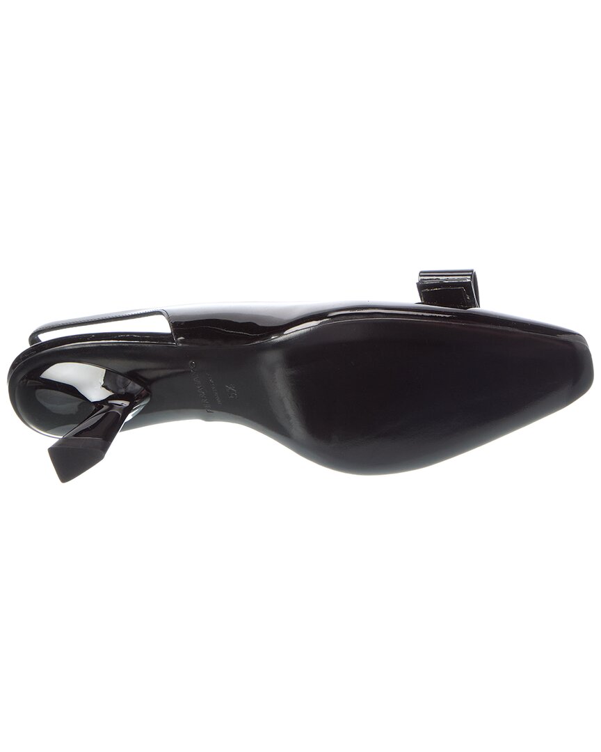 Ferragamo Logo Leather Pump