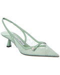 Jimmy Choo Amita 45 Lace & Leather Pump