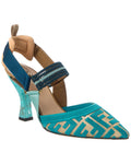 Fendi Colibri Ff Mesh Slingback Pump