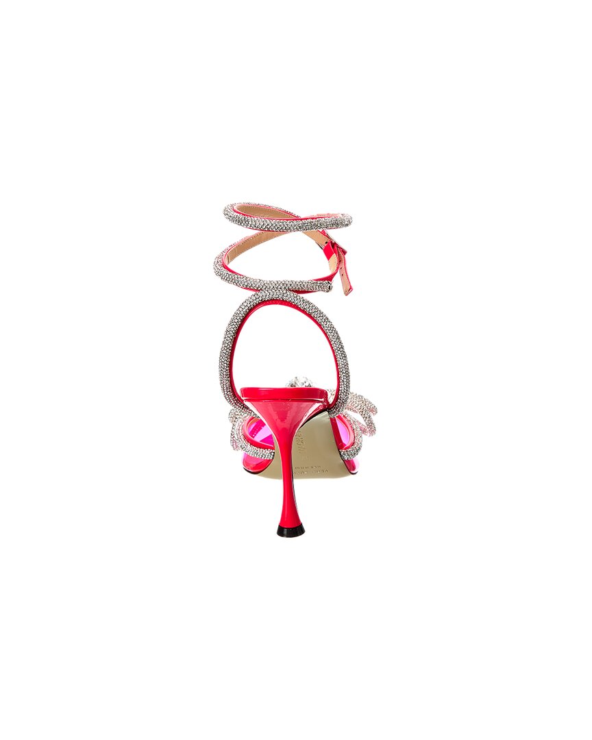 Mach & Mach Double Bow Vinyl & Leather Pump