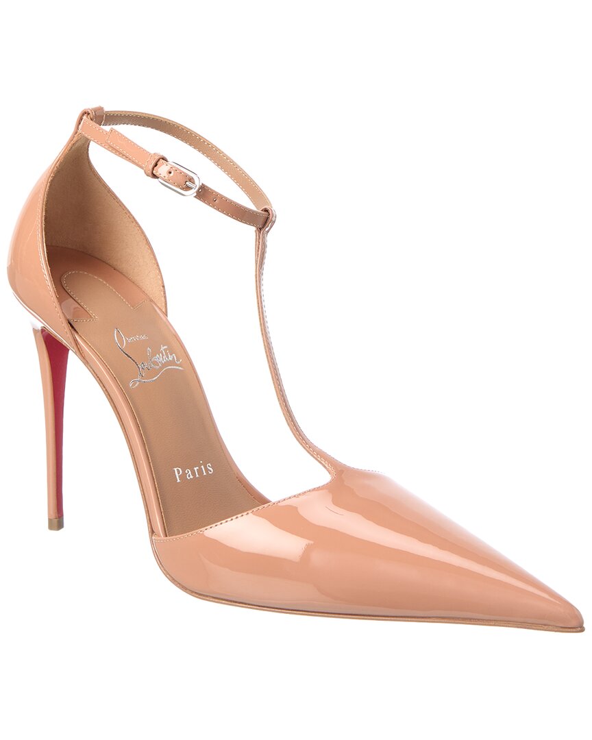 Christian Louboutin Logo Leather Pump