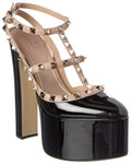 Valentino Rockstud 155 Patent Platform Pump