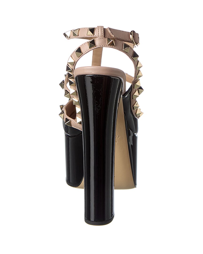 Valentino Rockstud 155 Patent Platform Pump