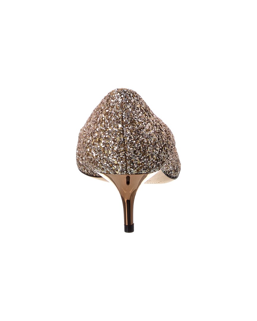 Jimmy Choo Aza Glittery Leather Pump