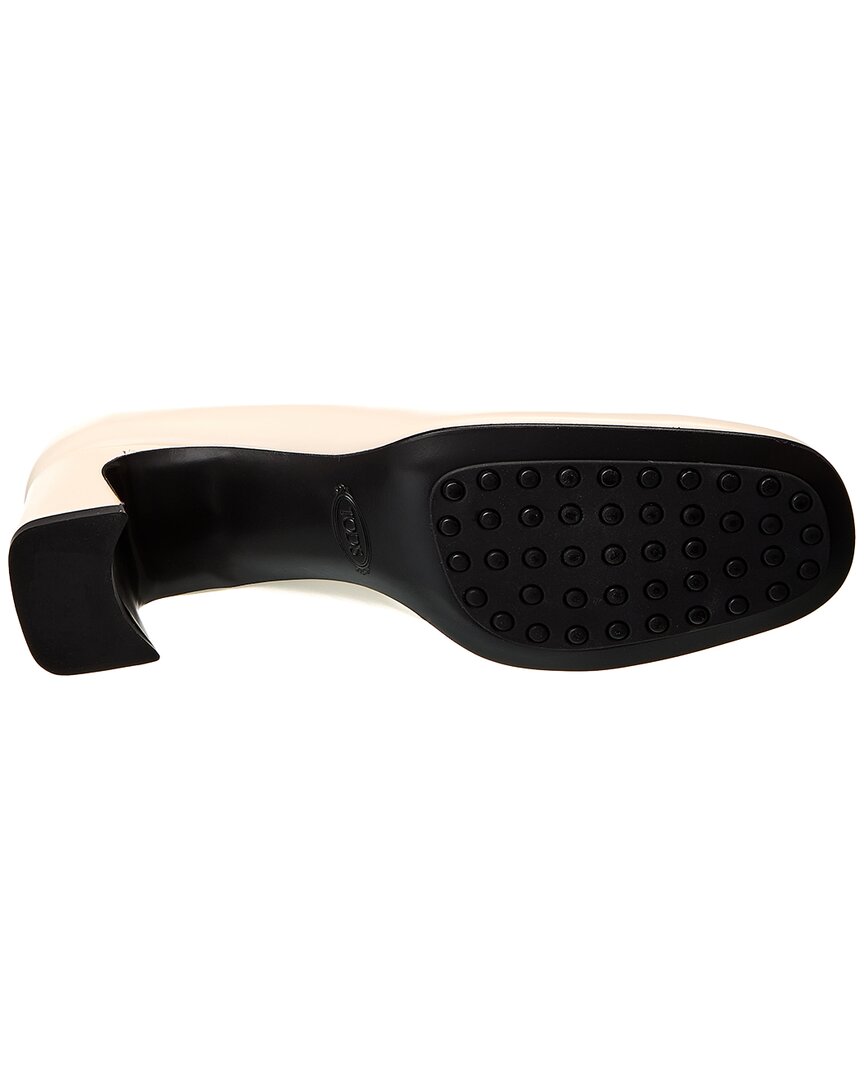 Tod’S Logo Leather Pump