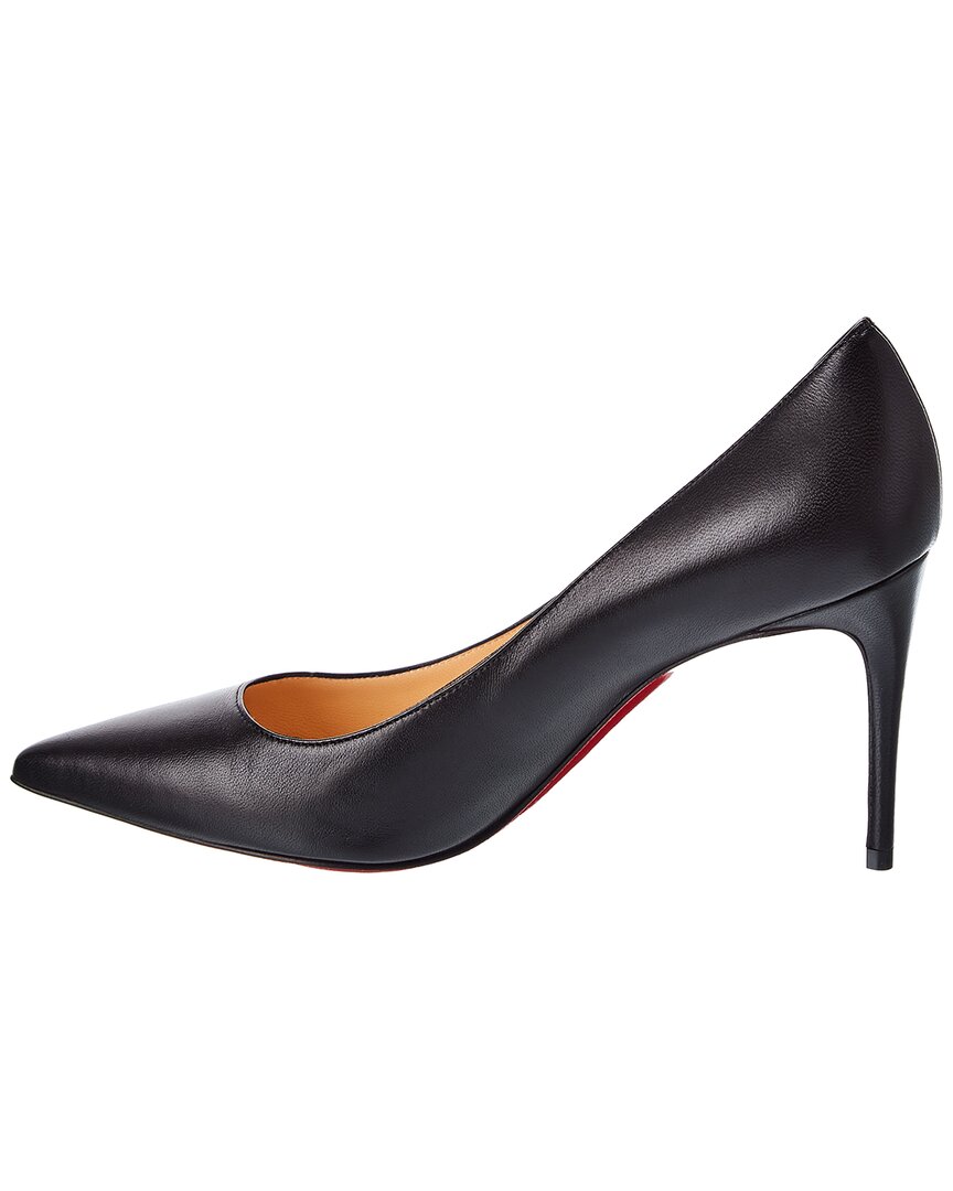 Christian Louboutin Kate 85 Leather Pump, 38.5, Black