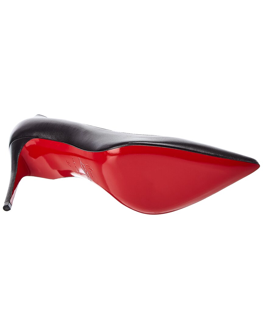 Christian Louboutin Kate 85 Leather Pump, 40, Black
