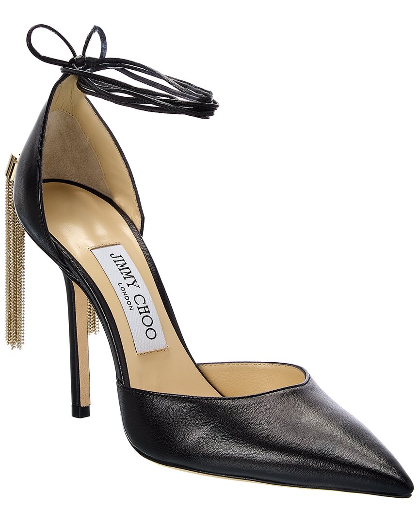 Jimmy Choo Eris 100 Leather Pump Black