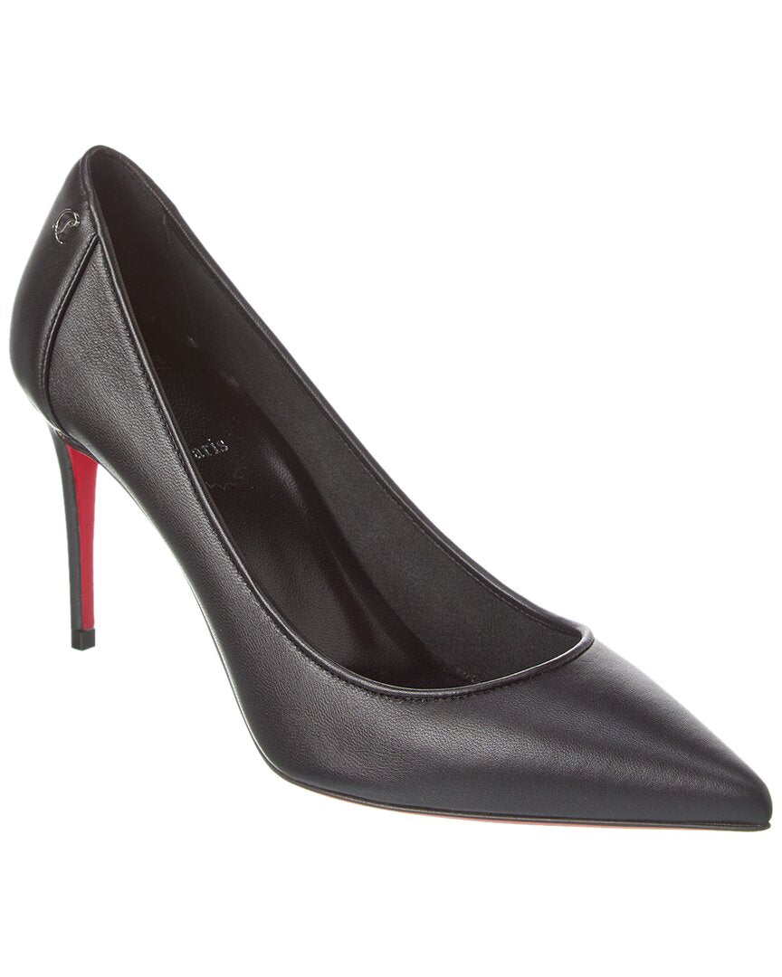 Christian Louboutin Sporty Kate 85 Leather Pump Black