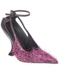 Lanvin Rita Leather Pump Purple