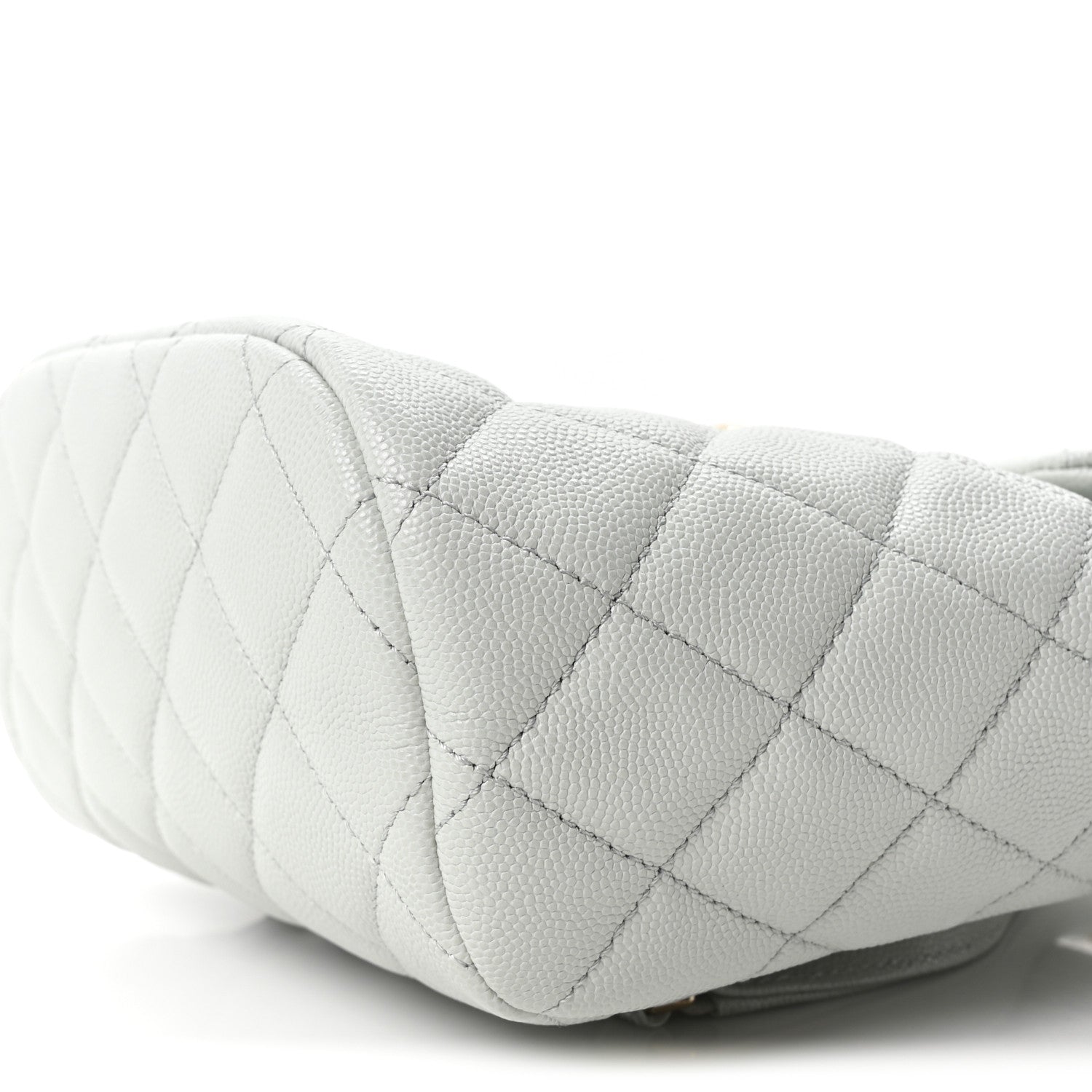 Caviar Quilted Mini Urban Spirit Backpack Light Blue