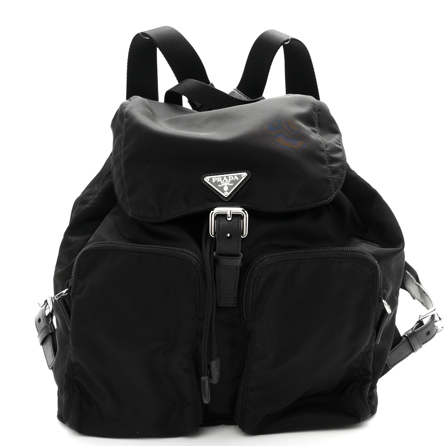 Nylon Vela Large Backpack Black