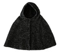 Dolce & Gabbana Gray Tweet Wool Kaftan Jacket Coat Women's Top