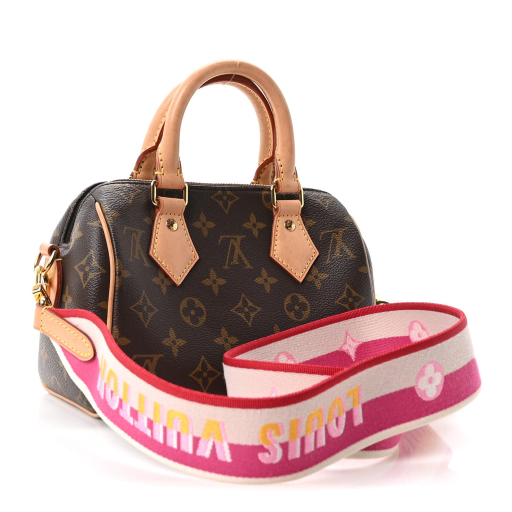 Monogram Speedy Bandouliere 20 Fuchsia