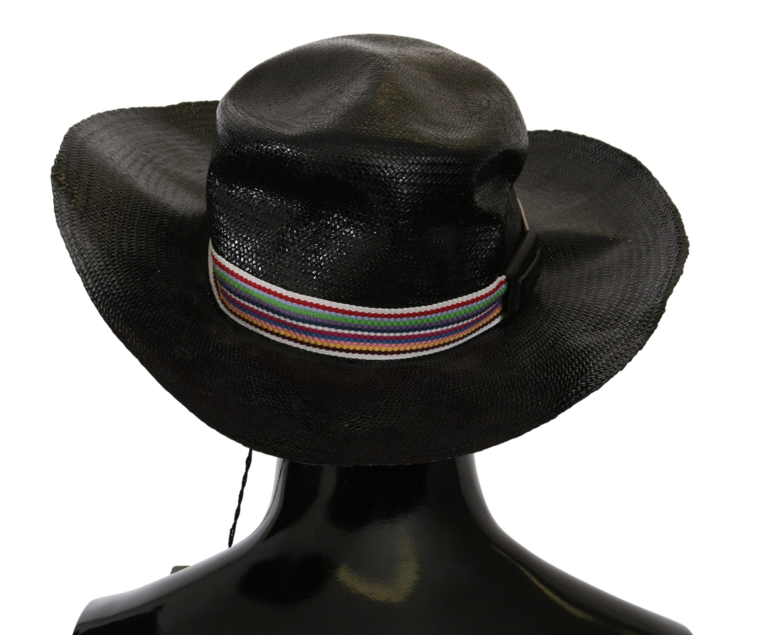 Costume National Black Wide Brim Cowboy Solid Women's Hat
