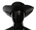 Costume National Black Wide Brim Cowboy Solid Women's Hat