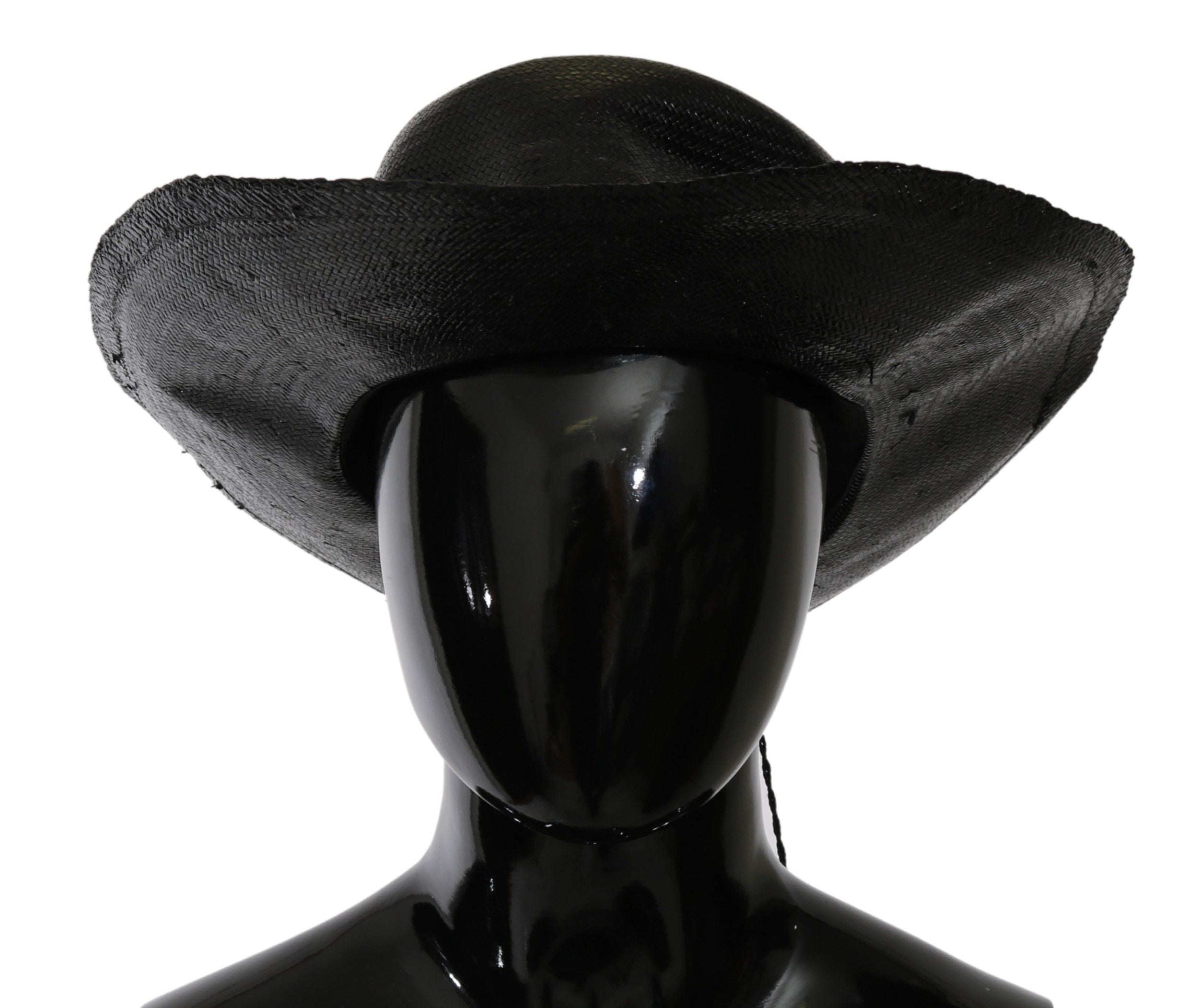 Costume National Black Wide Brim Cowboy Solid Women's Hat