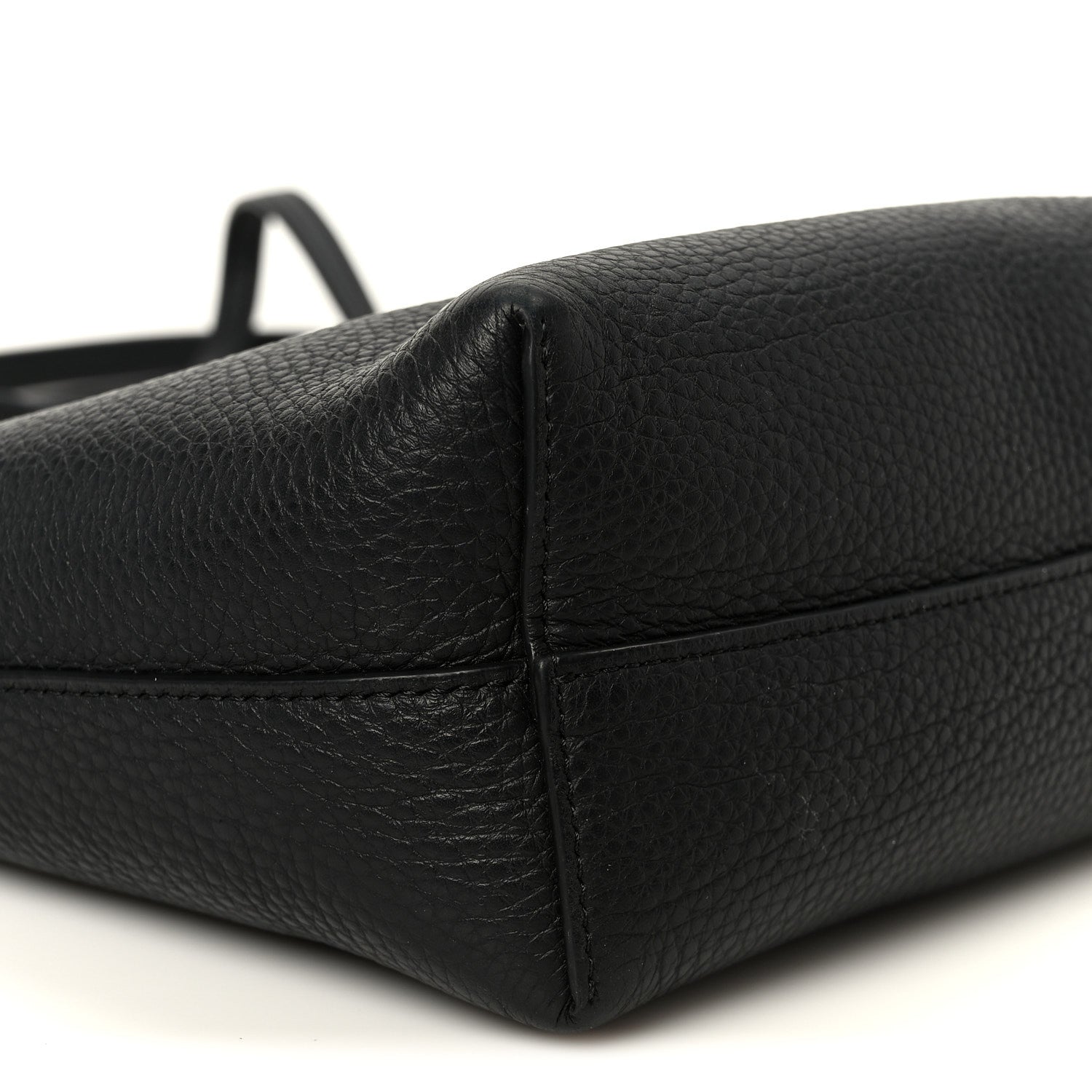 Grained Calfskin Small Park Tote Black