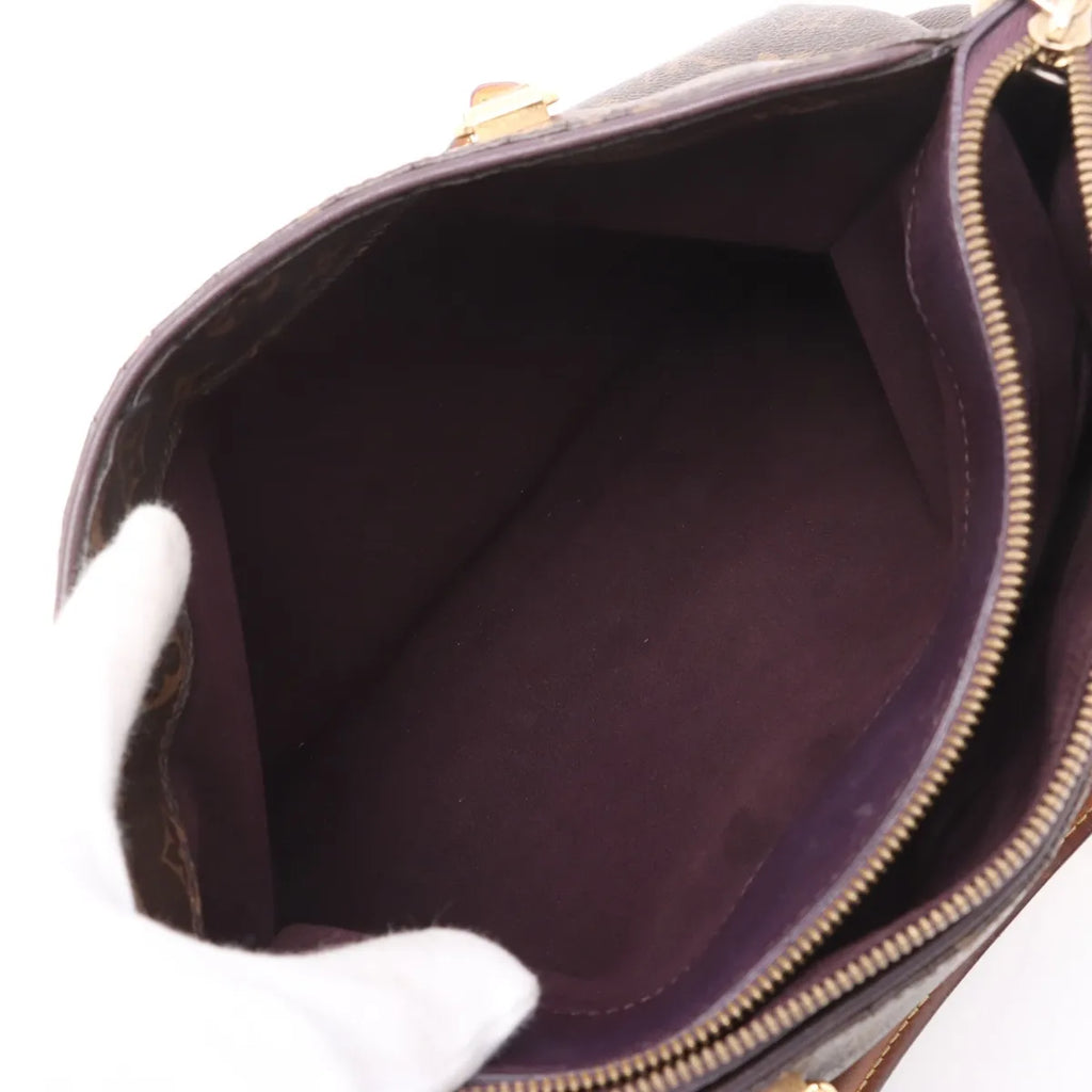 Louis Vuitton Monogram Pallas Brown x Purple