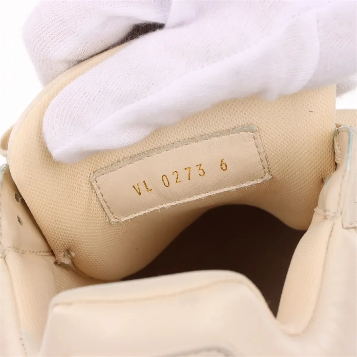 Louis Vuitton LV Trainer Leather Sneaker Beige