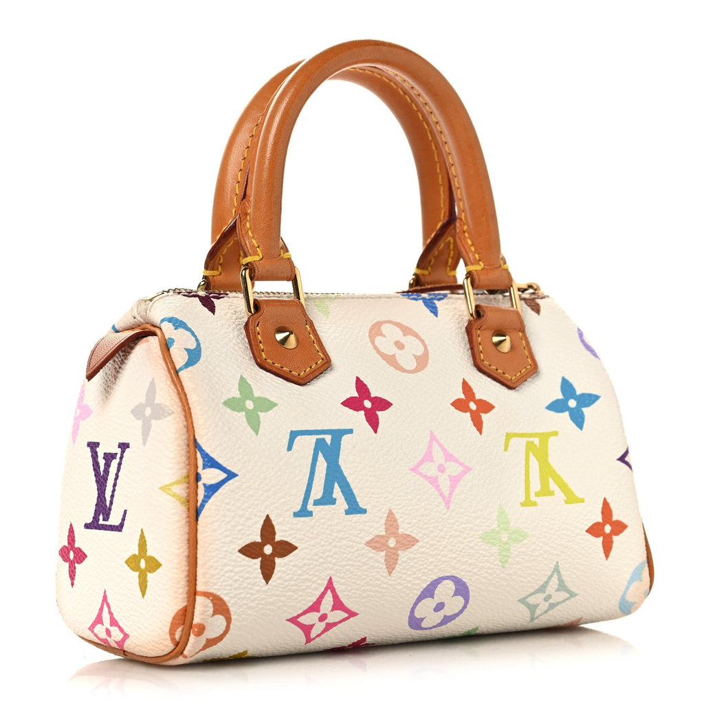 Monogram Multicolor Mini Sac HL Speedy White