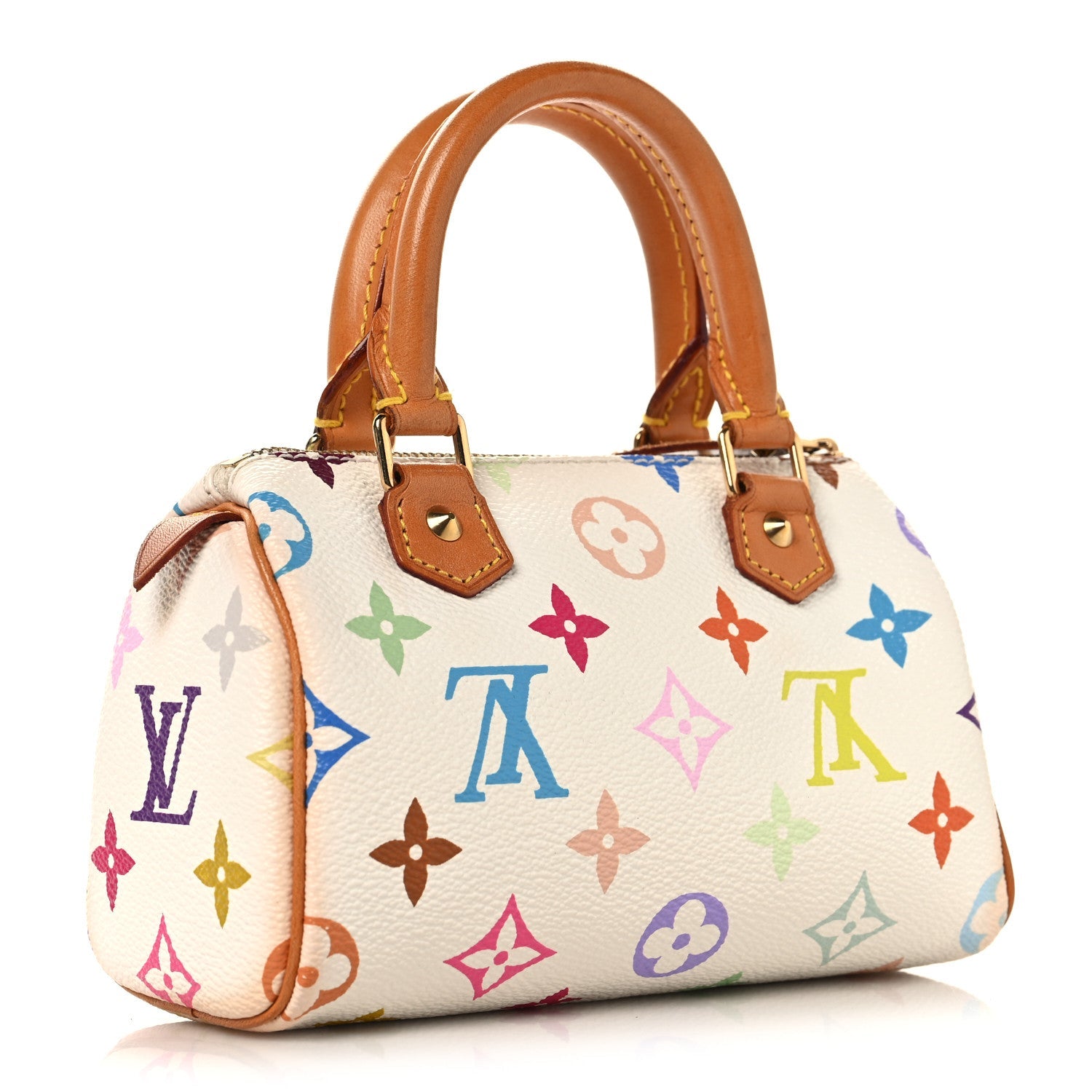 Monogram Multicolor Mini Sac HL Speedy White