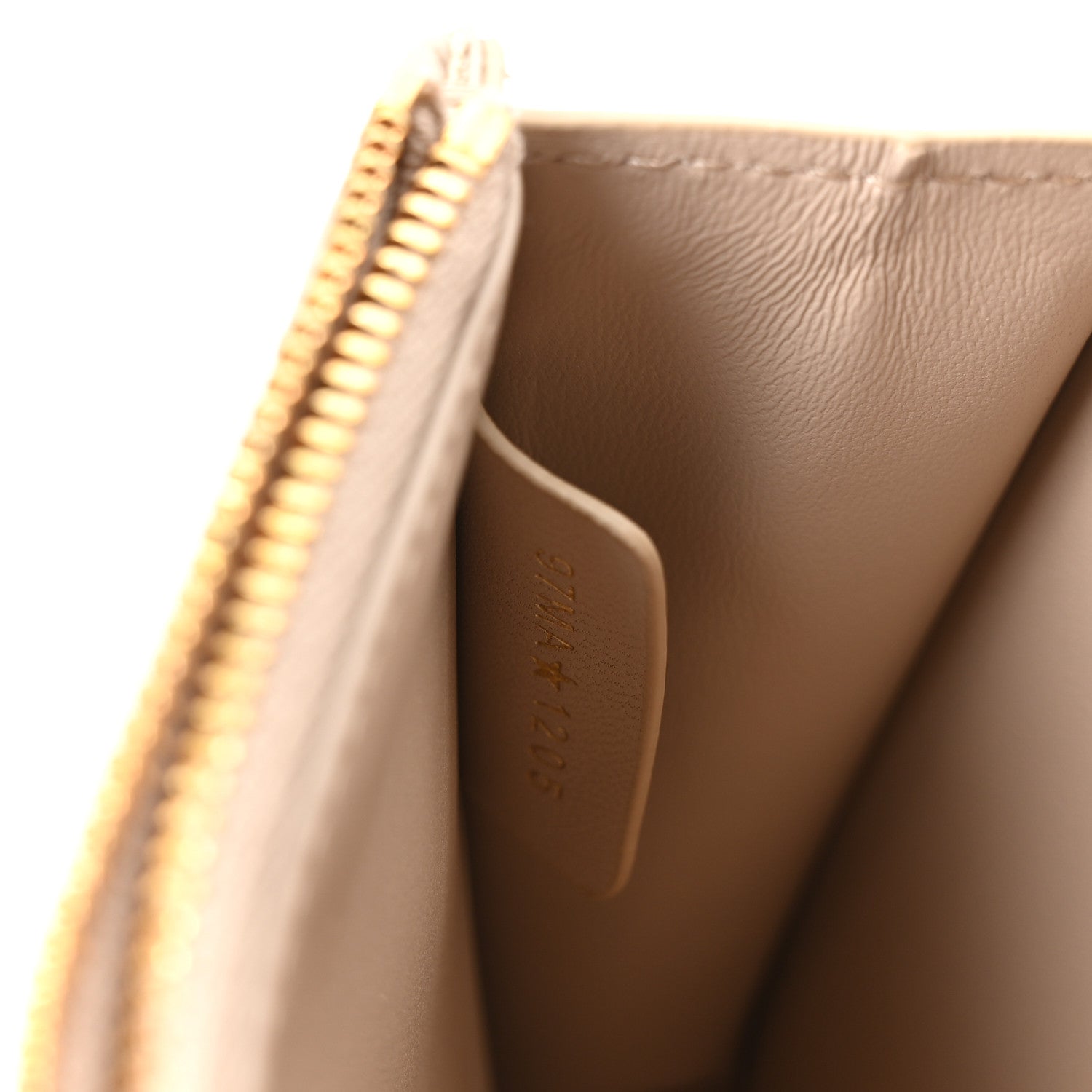 Lambskin Macrocannage Mini Miss Caro Bag Caramel Beige