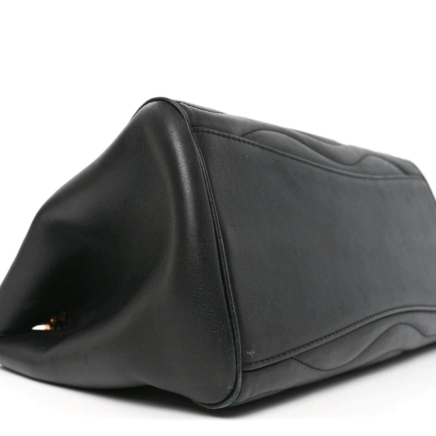 Calfskin New Wave Chain Tote Black