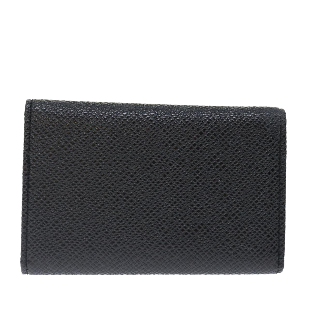 Louis Vuitton 6 Key Holder Black Leather Wallet  (Authentic  )
