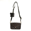 Monogram Felicie Strap & Go Kaki