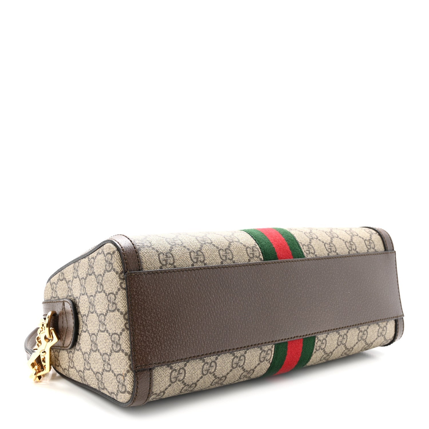 GG Supreme Monogram Web Medium Ophidia Boston Brown