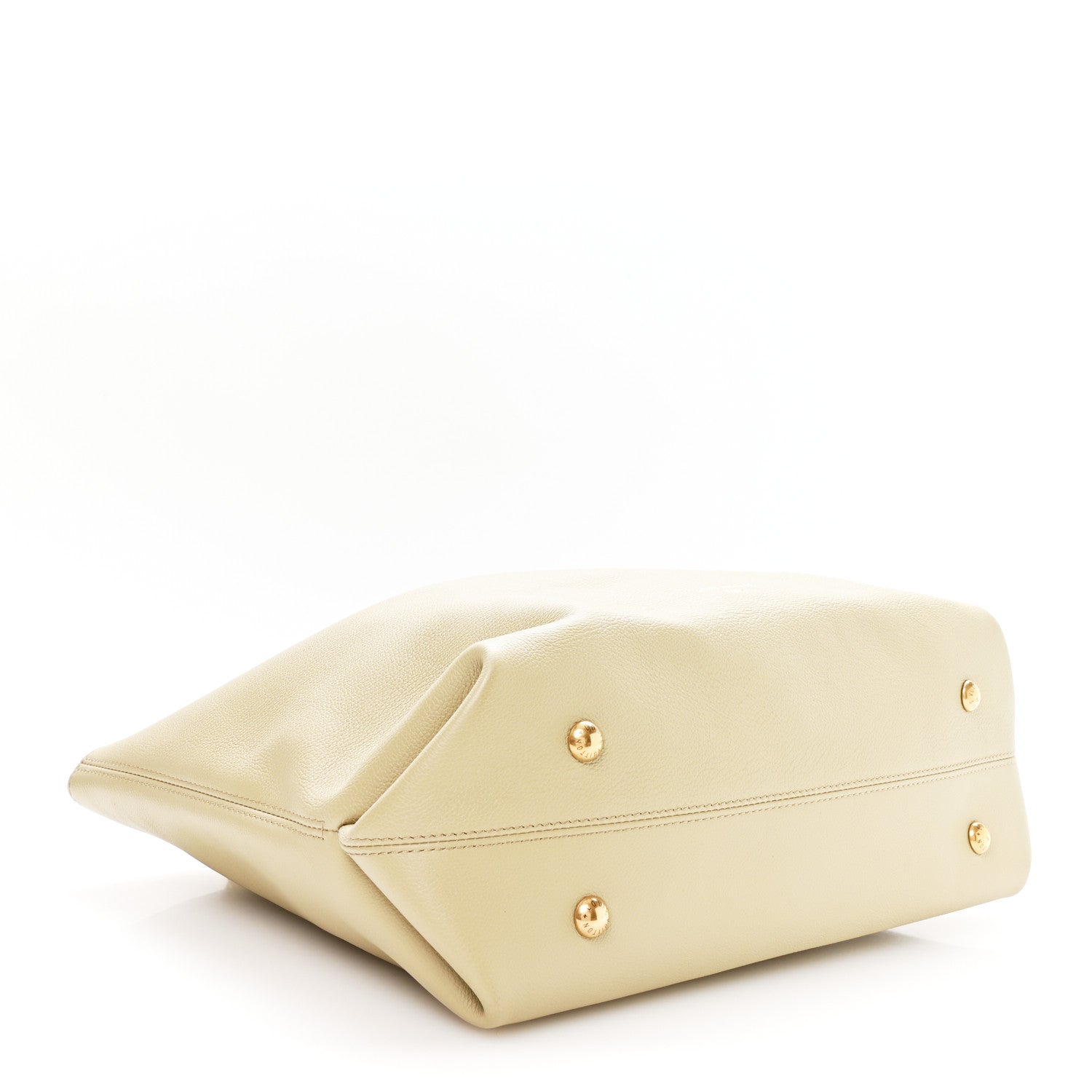 Grained Calfskin Low Key Cabas MM Clay