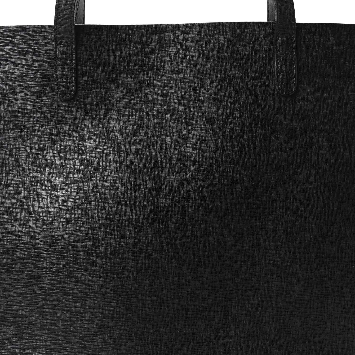 Saffiano Large Shopping Tote Black