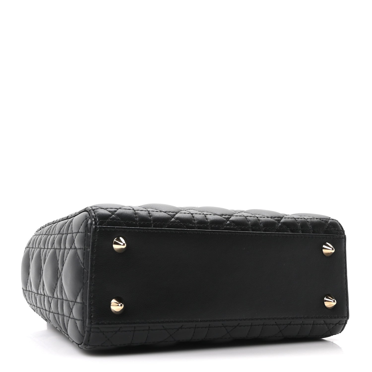 Lambskin Cannage Small My ABCDior Lady Dior Black