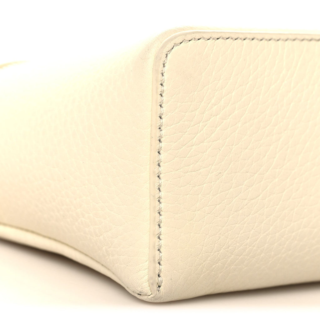Tender Calfskin L19 Extra Pocket Pouch Whisper White