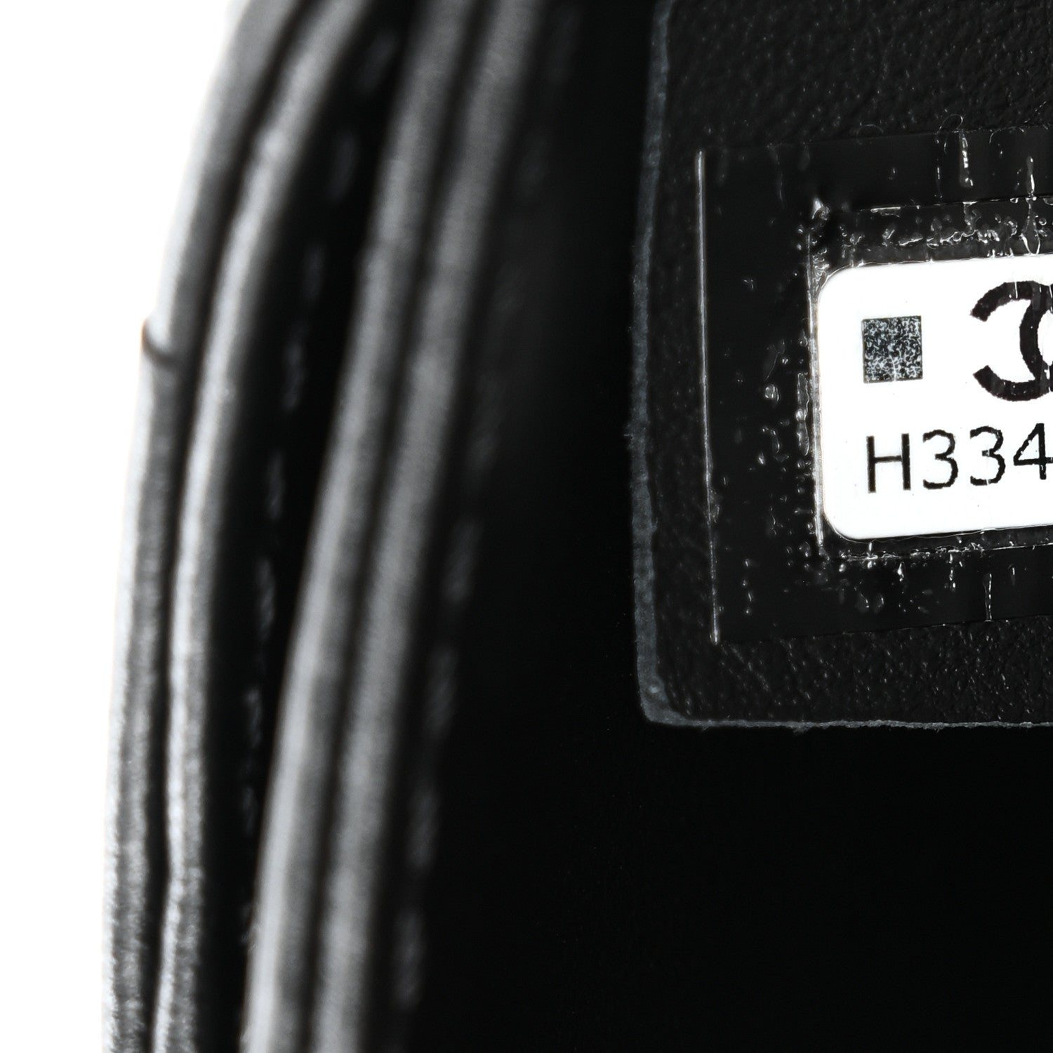 Calfskin Quilted CC Uniform Flap Belt Bag Black