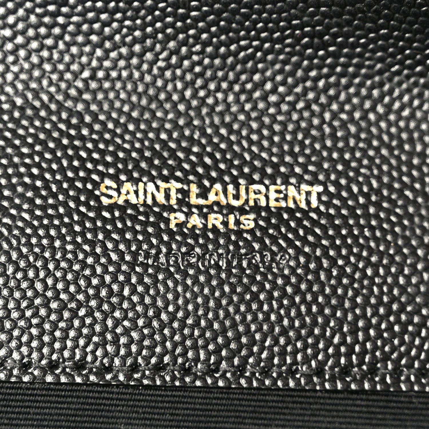Grain De Poudre Textured Mixed Matelasse Triquilt Monogram Clutch Black