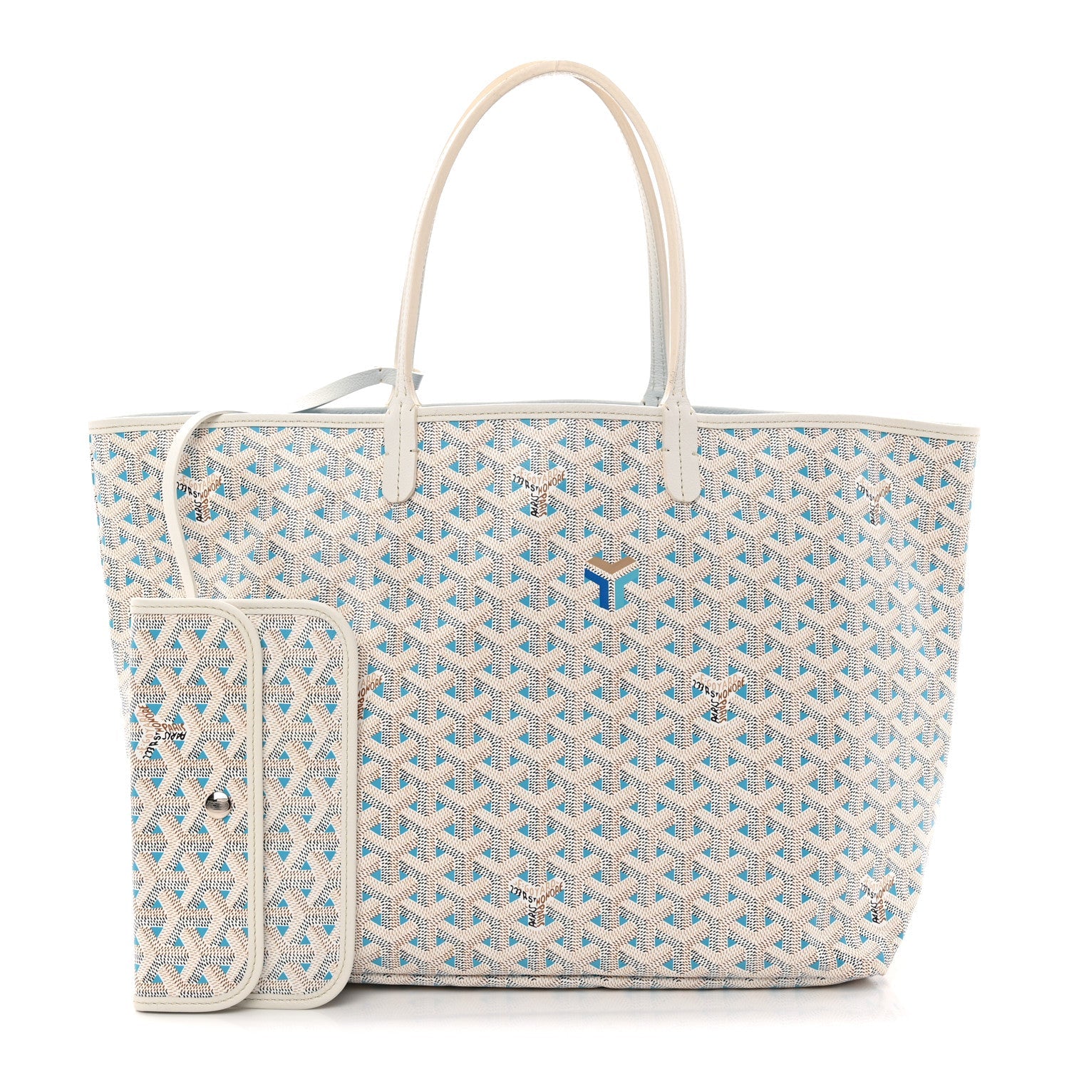 Goyardine Saint Louis Claire Voie PM White Opaline