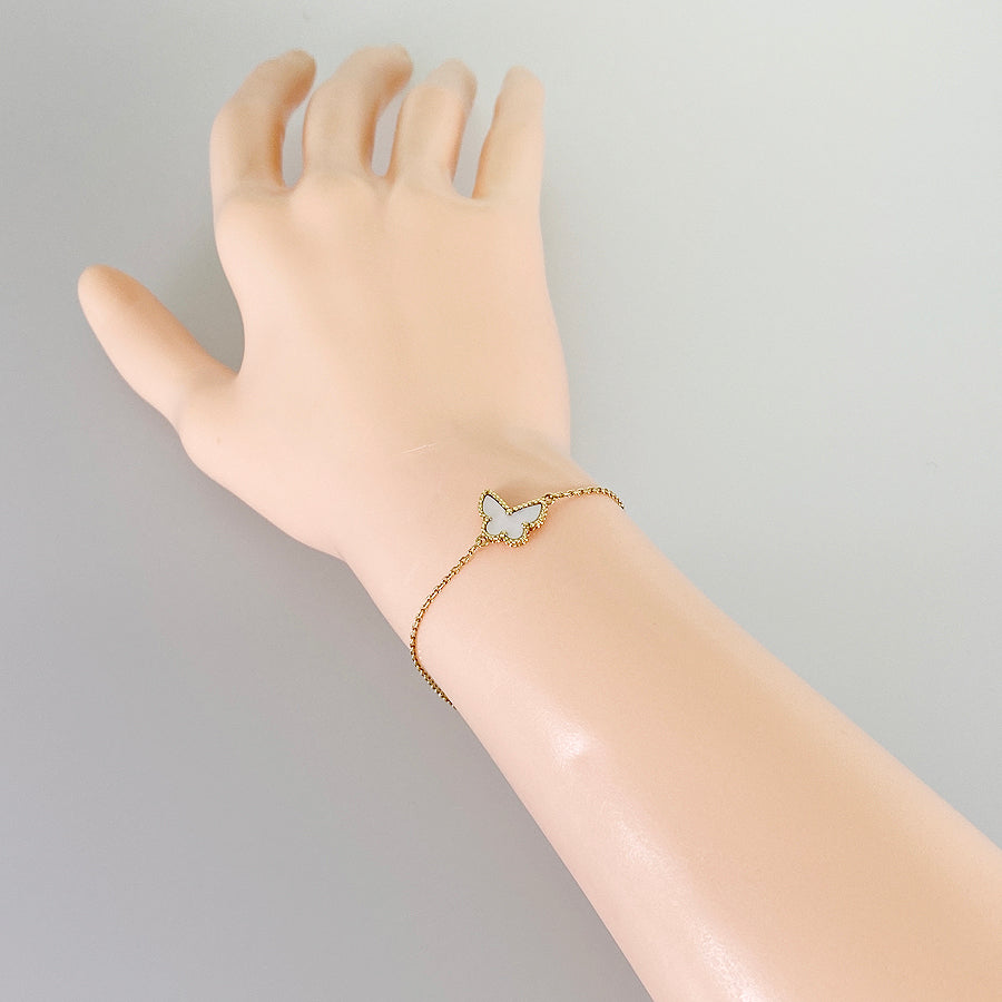Van Cleef & Arpels Sweet Alhambra Butterfly Bracelet