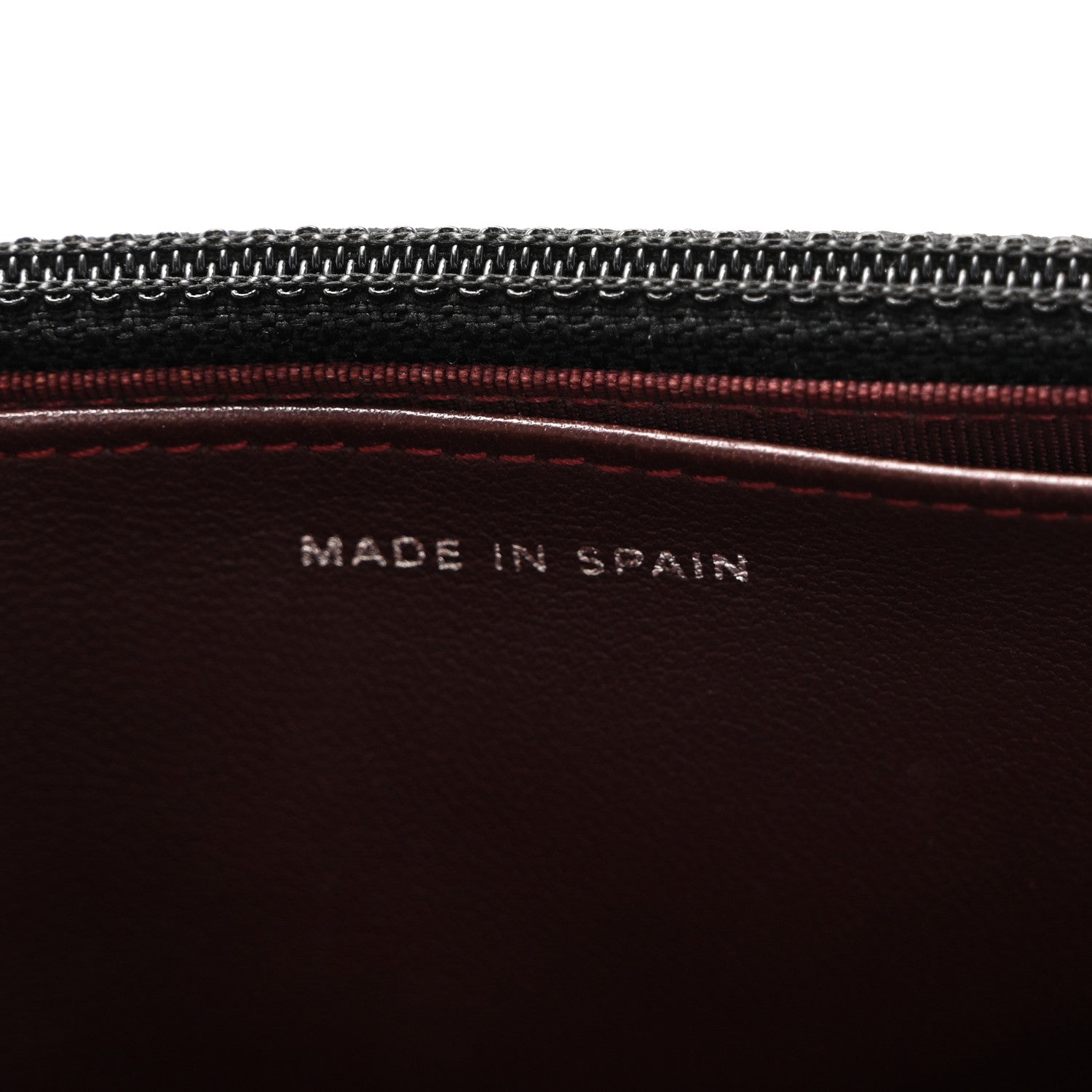 Lambskin Quilted Wallet On Chain WOC Black