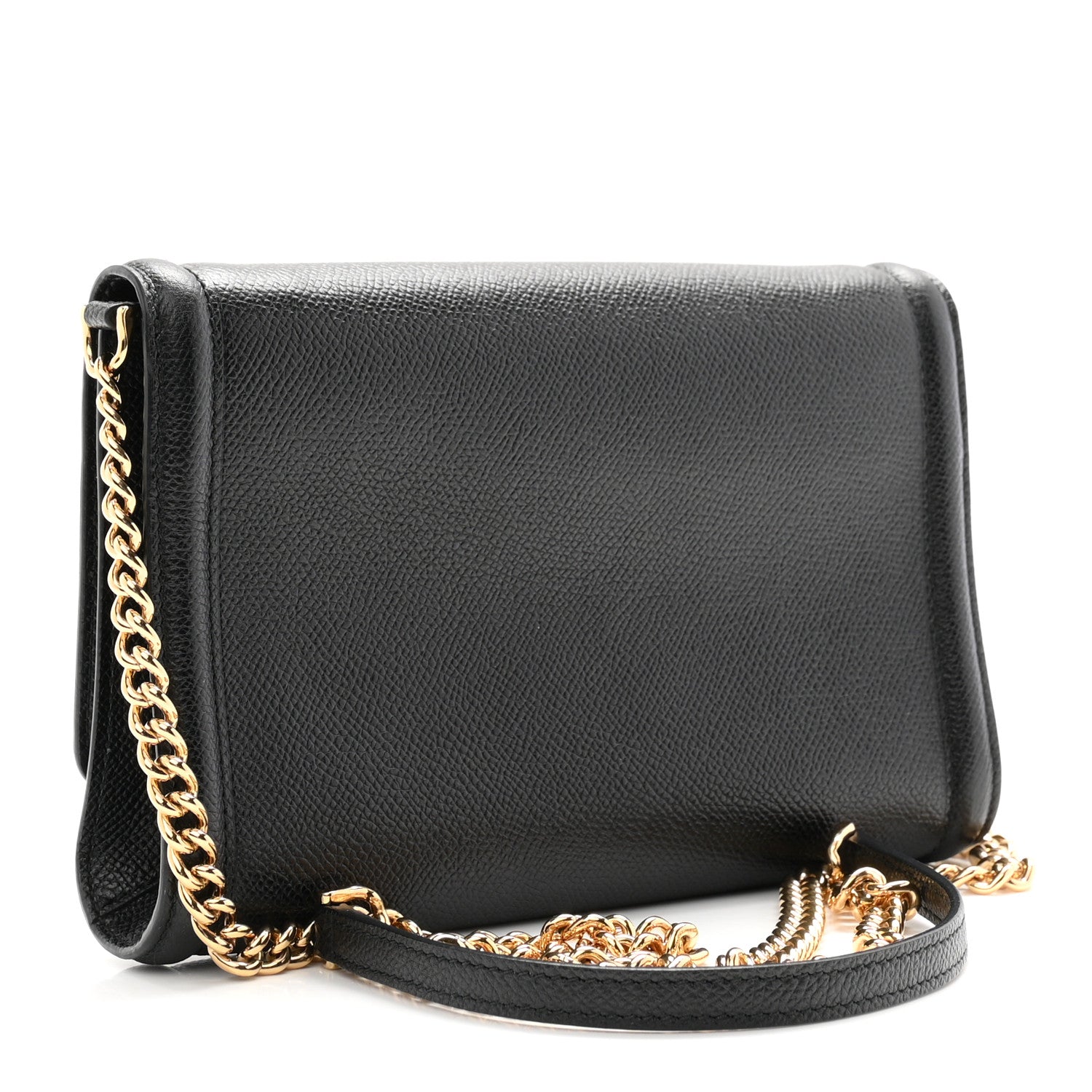 Hammered Calfskin Vara Bow Mini Bag Black