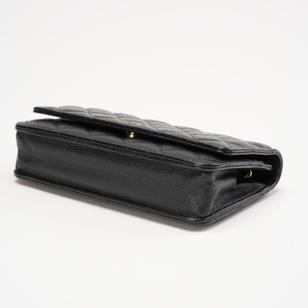 Chanel Wallet on Chain (WOC) Caviar Leather Black 2020