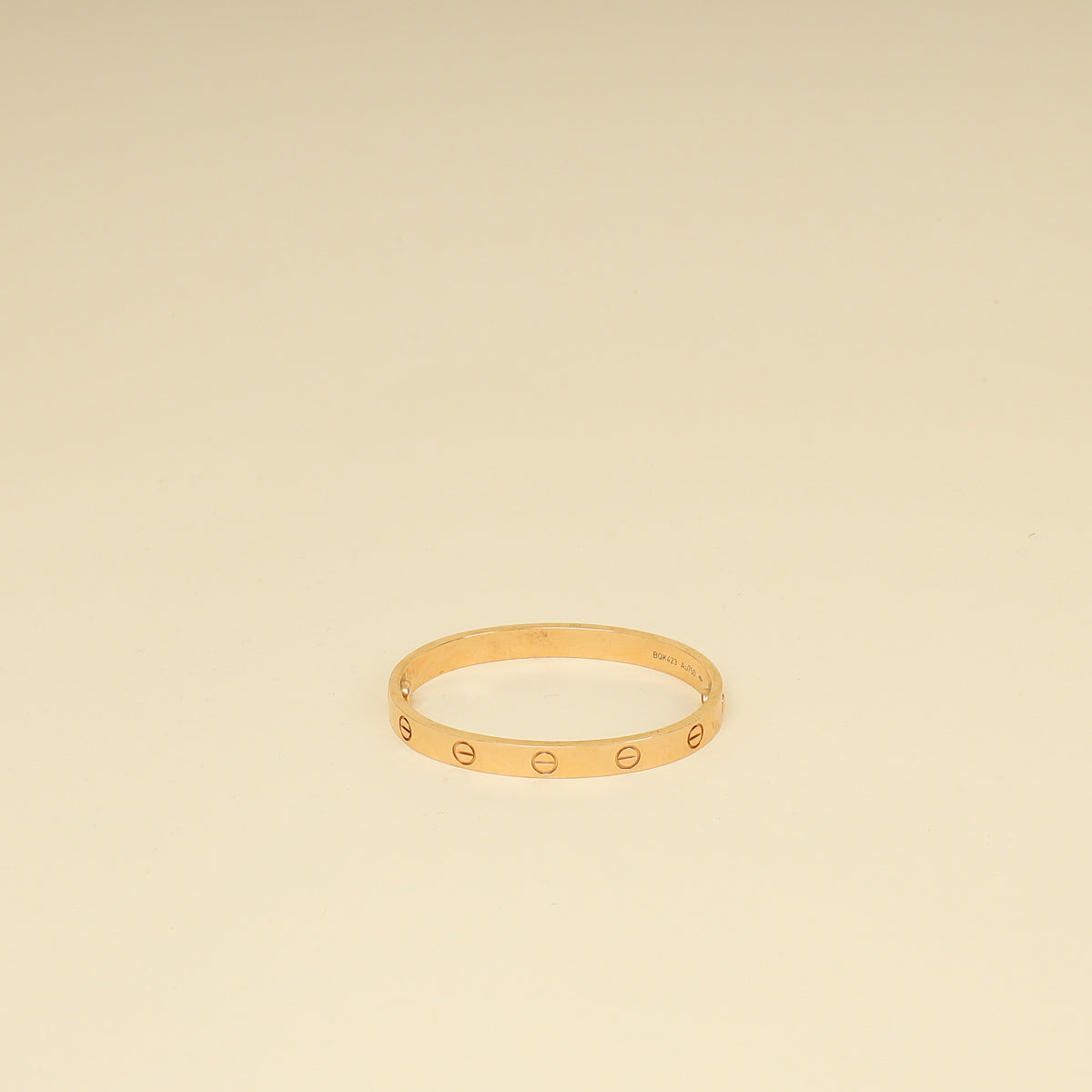 Cartier 18K Rose Gold Classic Model Love 6.1mm Bracelet 16