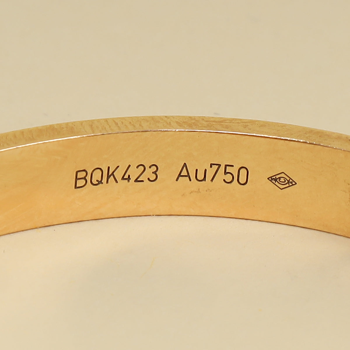 Cartier 18K Rose Gold Classic Model Love 6.1mm Bracelet 16