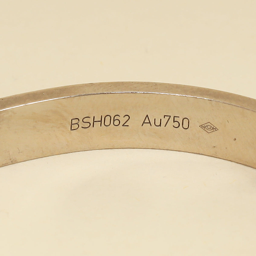 Cartier 18K White Gold Classic Model Love 6.1mm Bracelet 16
