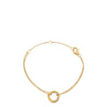 Cartier 18K Tricolor Gold Chain Bracelet