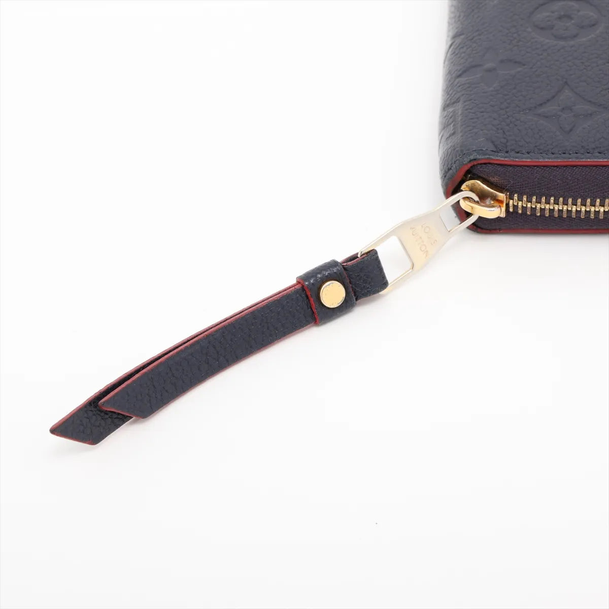 Louis Vuitton Monogram Empreinte Zippy Wallet Navy