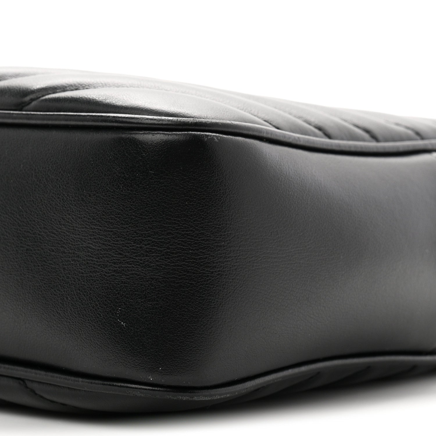 Calfskin Matelasse Monogram Monochrome Lou Camera Bag Black