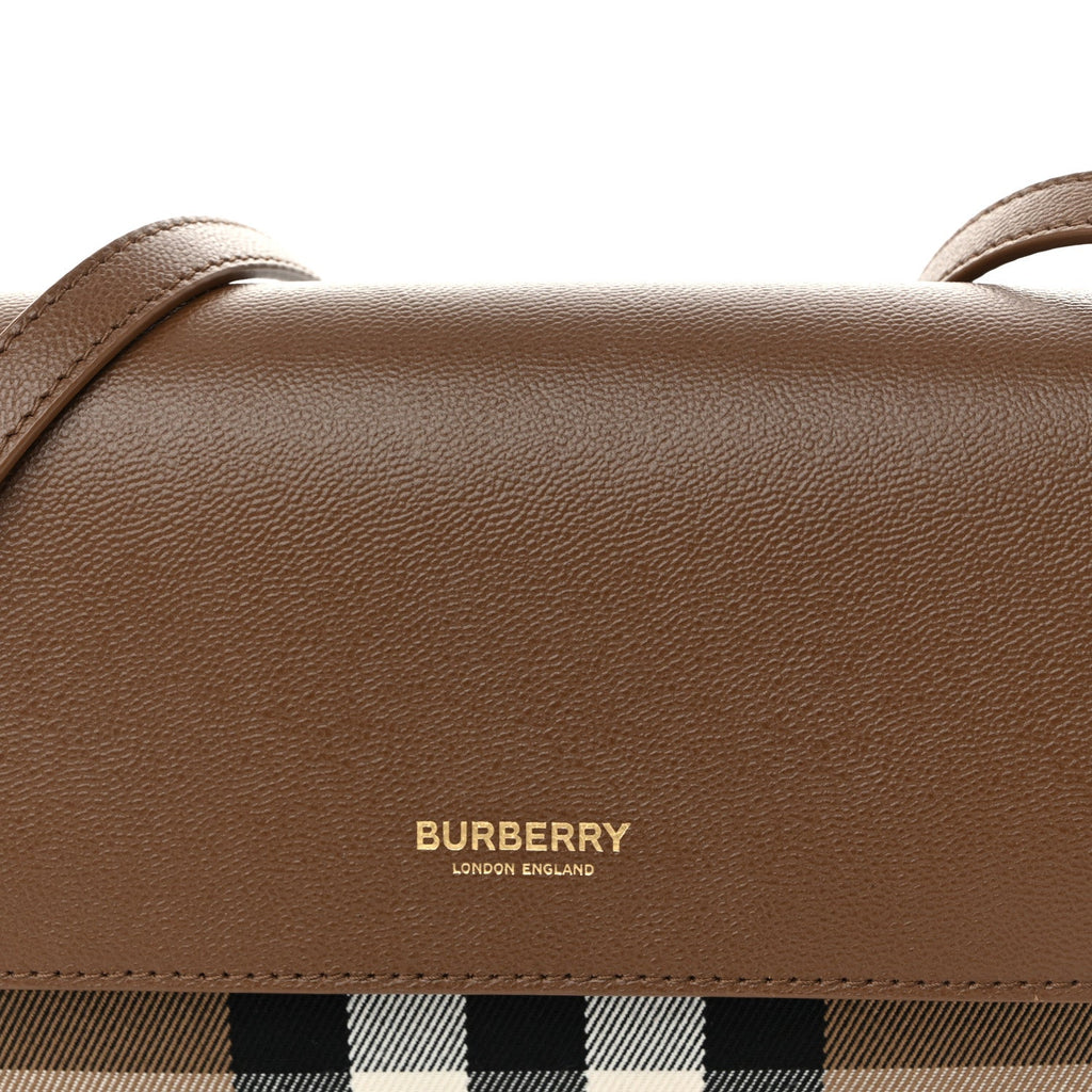 Grained Calfskin House Check Tartan Mix New Hampshire Earth